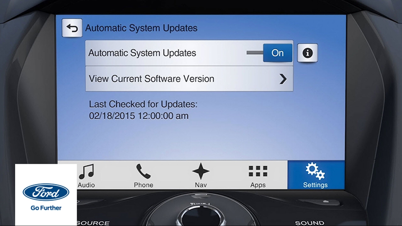 ford sync software update download